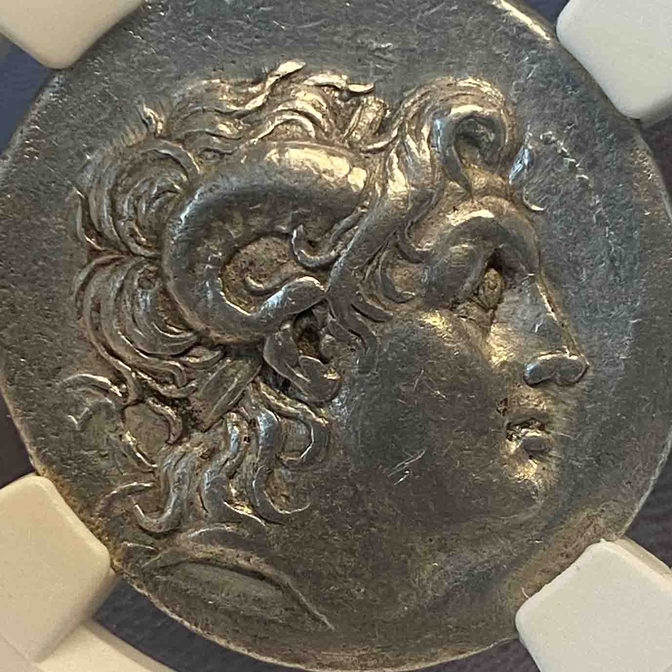 古代ギリシャ「アレキサンダー大王アモンの角」大型タイプ(16.51g) Ch 