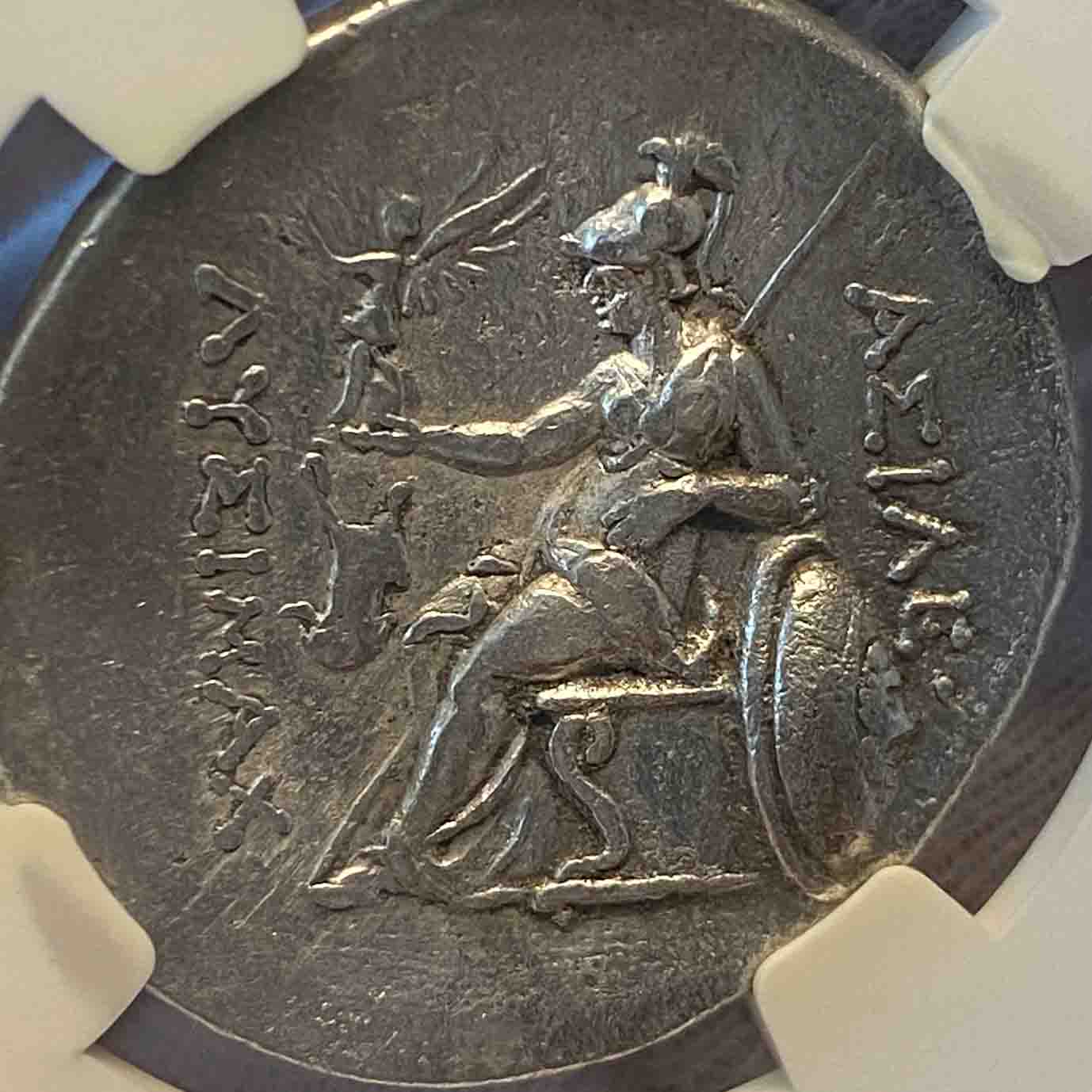古代ギリシャ「アレキサンダー大王アモンの角」大型タイプ(16.51g) Ch 