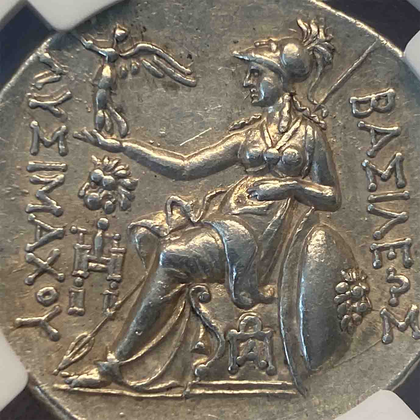 古代ギリシャ 「アレキサンダー大王アモンの角」大型タイプ(17.16g) AU 