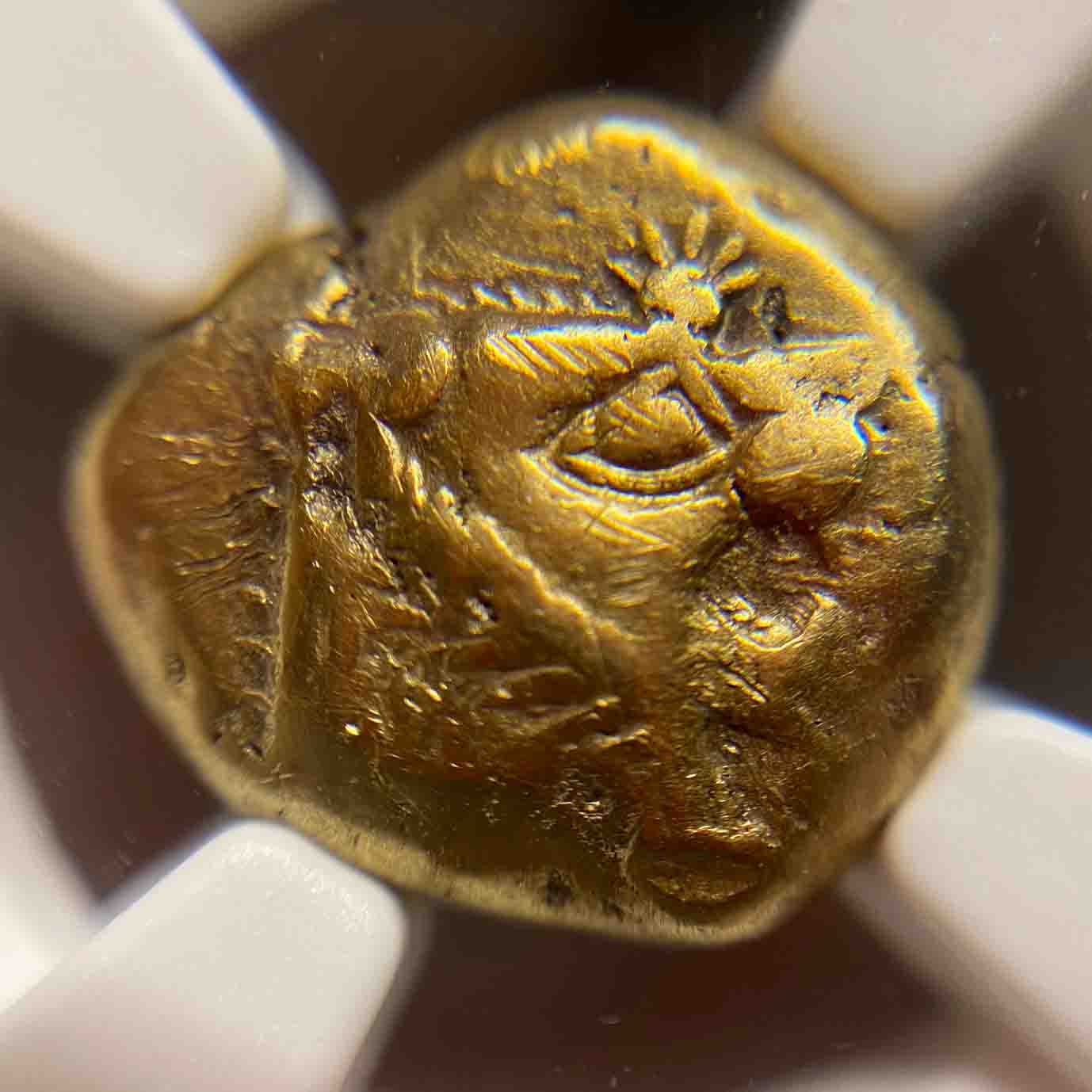 古代ギリシャ リディア エレクトロン金貨 紀元前610-546 Ch VF - Tokyo 